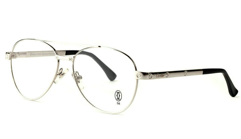 Wholesale Cheap Cartier Santos Eyeglass Frames Replica for Sale-009