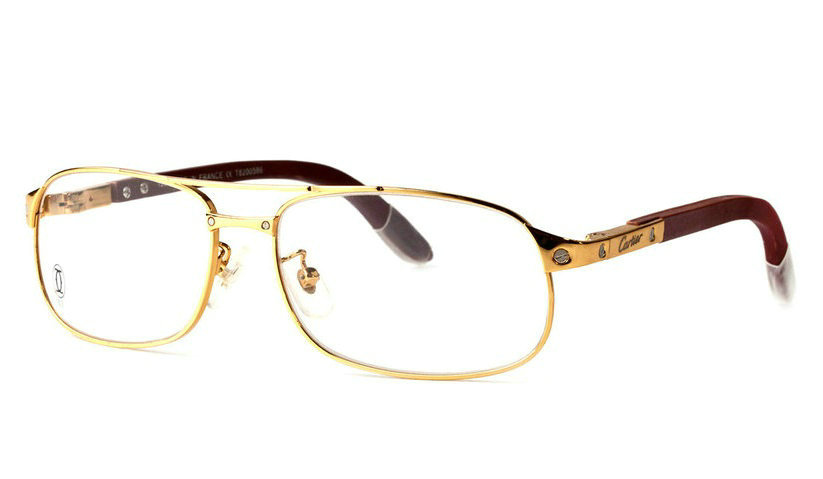Wholesale Cheap Cartier Santos Eyeglass Frames Replica for Sale-016