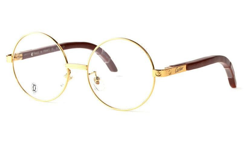Wholesale Cheap Cartier Santos Eyeglass Frames Replica for Sale-018