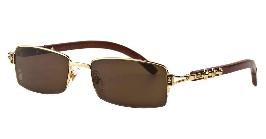 Wholesale Cheap Replica Cartier Wood Eyeglass Frames for Sale-204