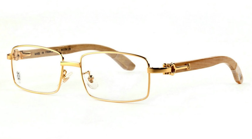 Wholesale Cheap Cartier Bamboo Glasses Frames for Sale-002