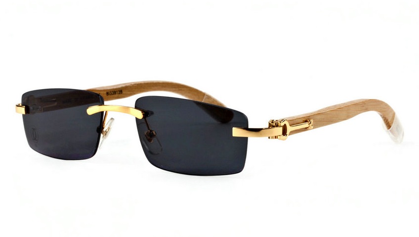 Wholesale Cheap Cartier Bamboo Glasses Frames for Sale-004
