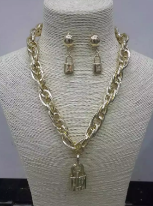 Wholesale LV Replica Jewelry Sets-031