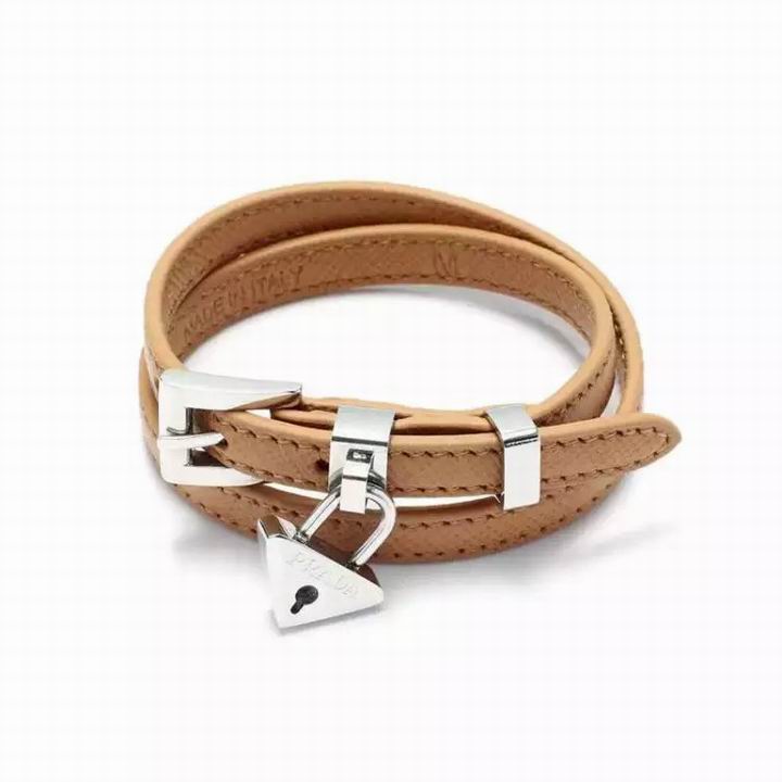 Wholesale Prada Leather Bracelet-008