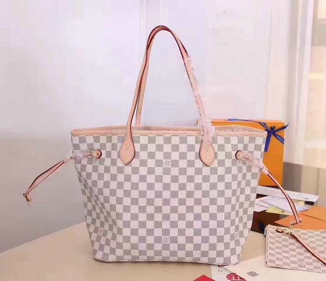 Wholesale Cheap Louis Vuitton Women's Damier Canvas Replica Handbags for Sale-066