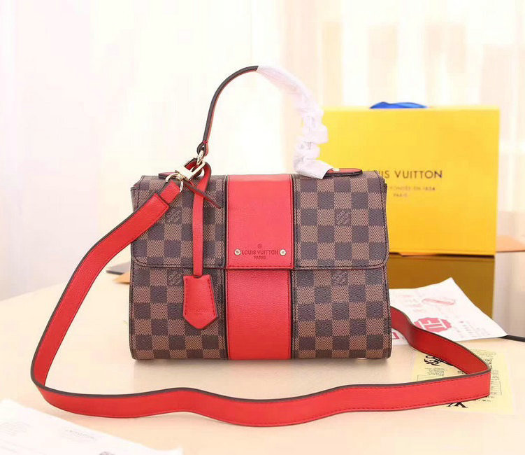Wholesale Cheap Louis Vuitton Bond Street Damier Ebene Canvas Replica Handbags for Sale-072