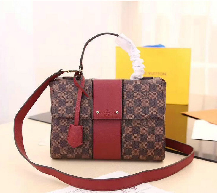 Wholesale Cheap Louis Vuitton Bond Street Damier Ebene Canvas Replica Handbags for Sale-074