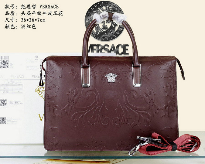 Wholesale Replica Versace Briefcases bags-015
