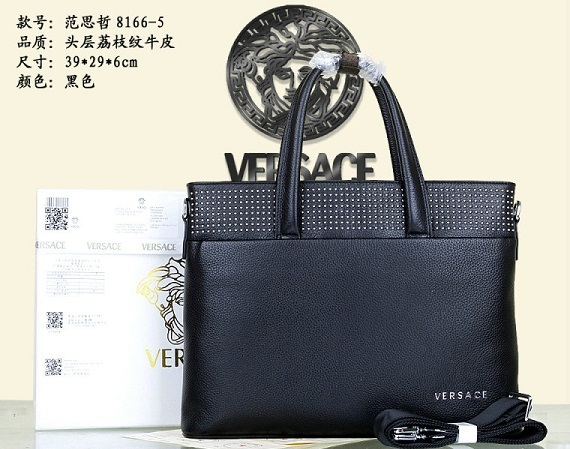 Wholesale Replica Versace Briefcases bags-017