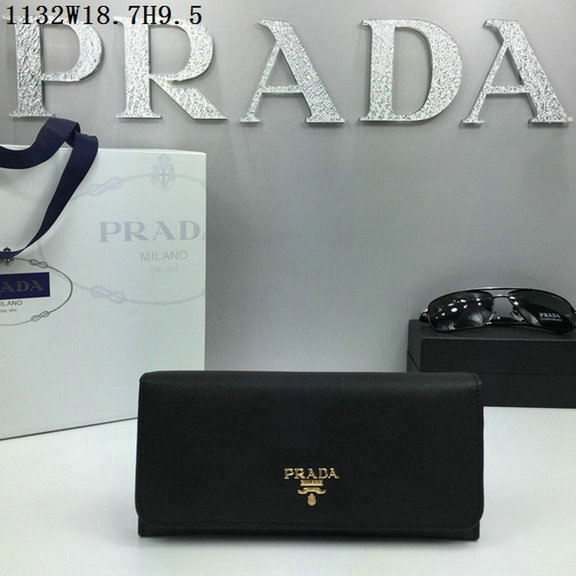 Wholesale Cheap AAA Prada Designer Wallets-023