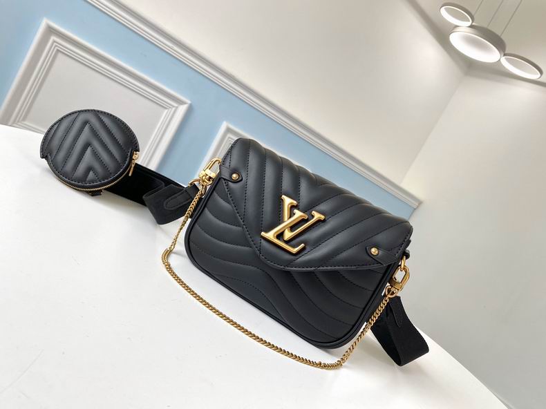 Wholesale Cheap Louis Vuitton New Wave Chain Pochette Bags for Sale