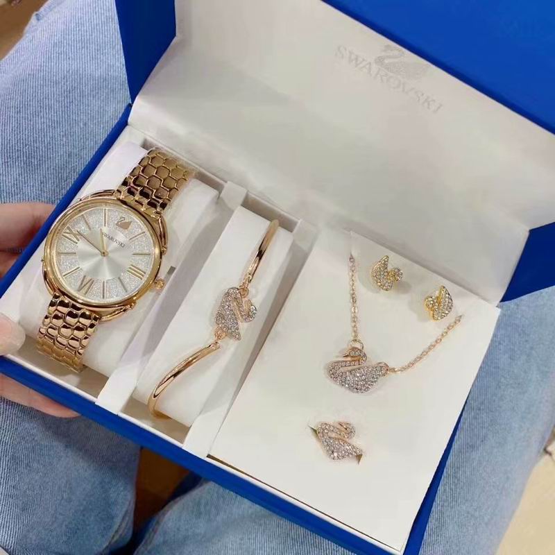Wholesale Cheap Swarovski Crystal Watches & jewelry sets