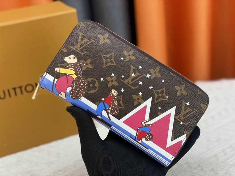 Wholesale Cheap AAA Louis Vuitton Replica Designer Coin Card Holder zipper Wallets for Sale