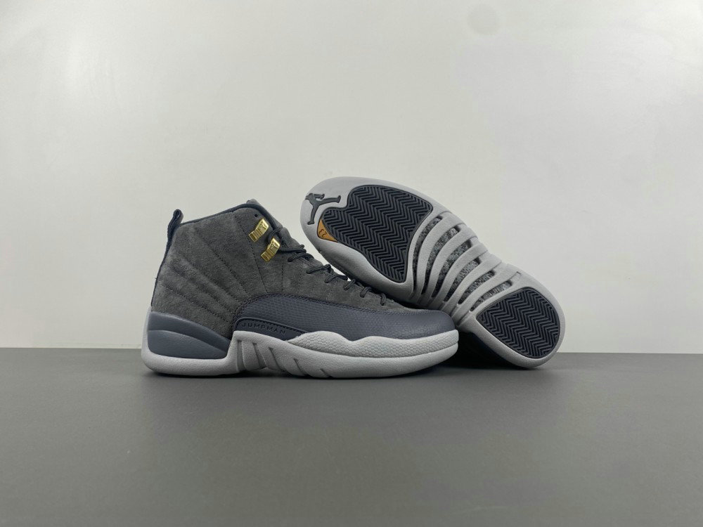 Wholesale Cheap Air Jordan 12 Retro Dark Grey Mens Sneaker 130690-005
