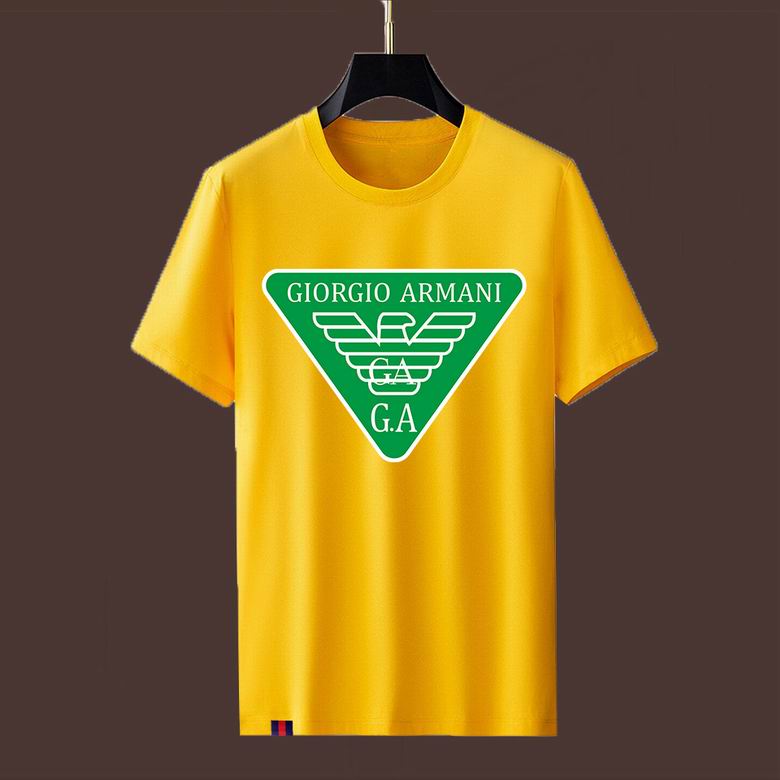 Wholesale Cheap A rmani Replica Short Sleeve T shirts for Sale