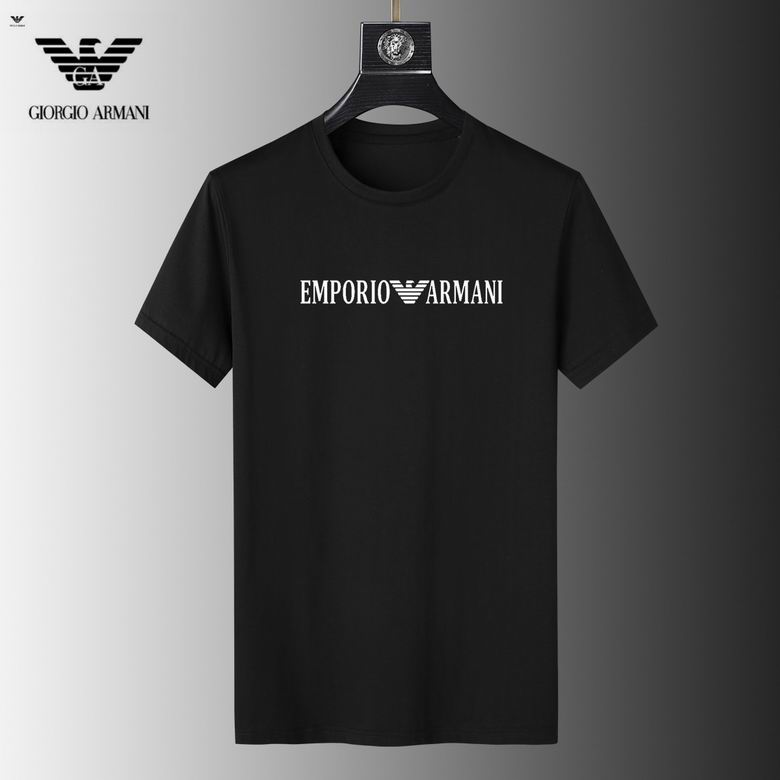 Wholesale Cheap A rmani Replica Short Sleeve T shirts for Sale
