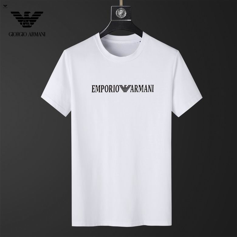 Wholesale Cheap A rmani Replica Short Sleeve T shirts for Sale