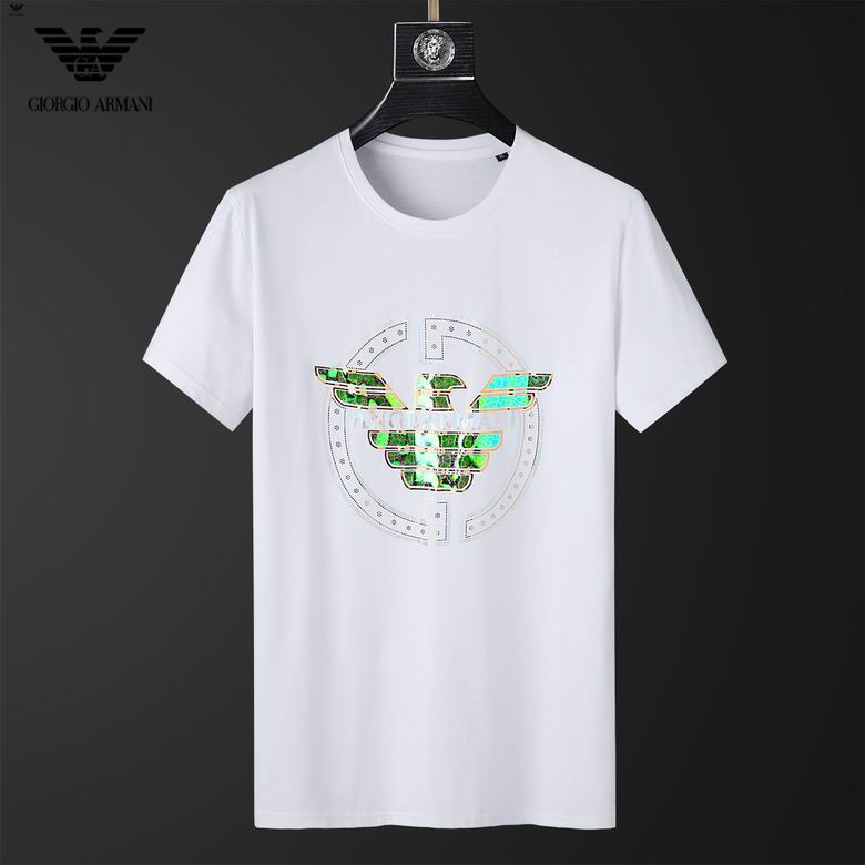 Wholesale Cheap A rmani Replica Short Sleeve T shirts for Sale