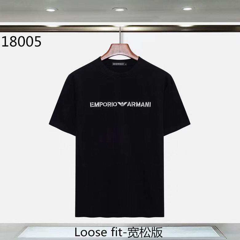 Wholesale Cheap A rmani Replica Short Sleeve T shirts for Sale