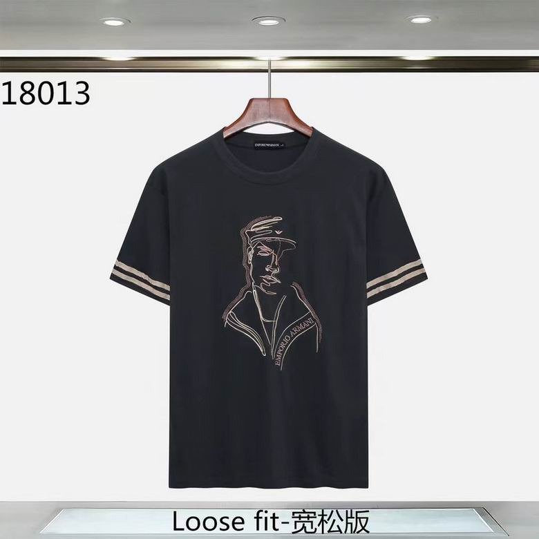 Wholesale Cheap A rmani Replica Short Sleeve T shirts for Sale