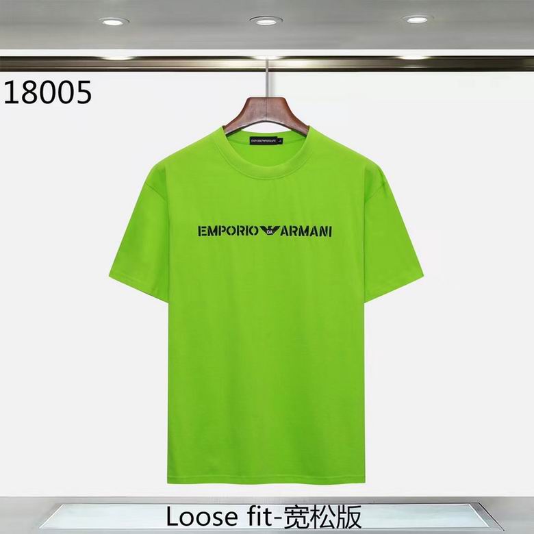 Wholesale Cheap A rmani Replica Short Sleeve T shirts for Sale