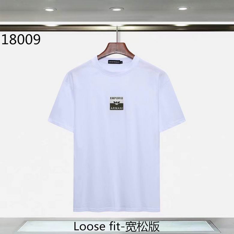 Wholesale Cheap A rmani Replica Short Sleeve T shirts for Sale