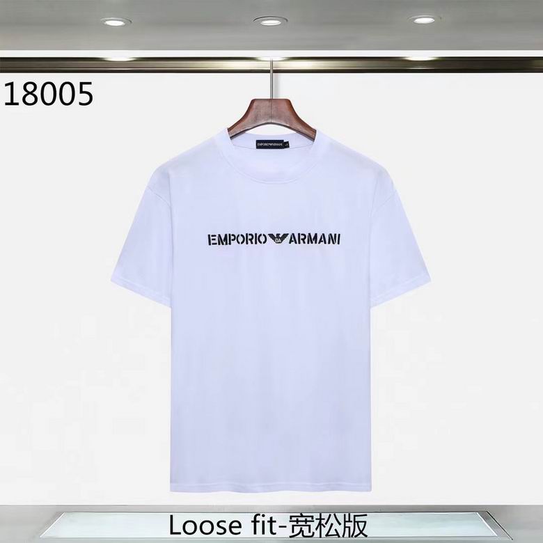 Wholesale Cheap A rmani Replica Short Sleeve T shirts for Sale
