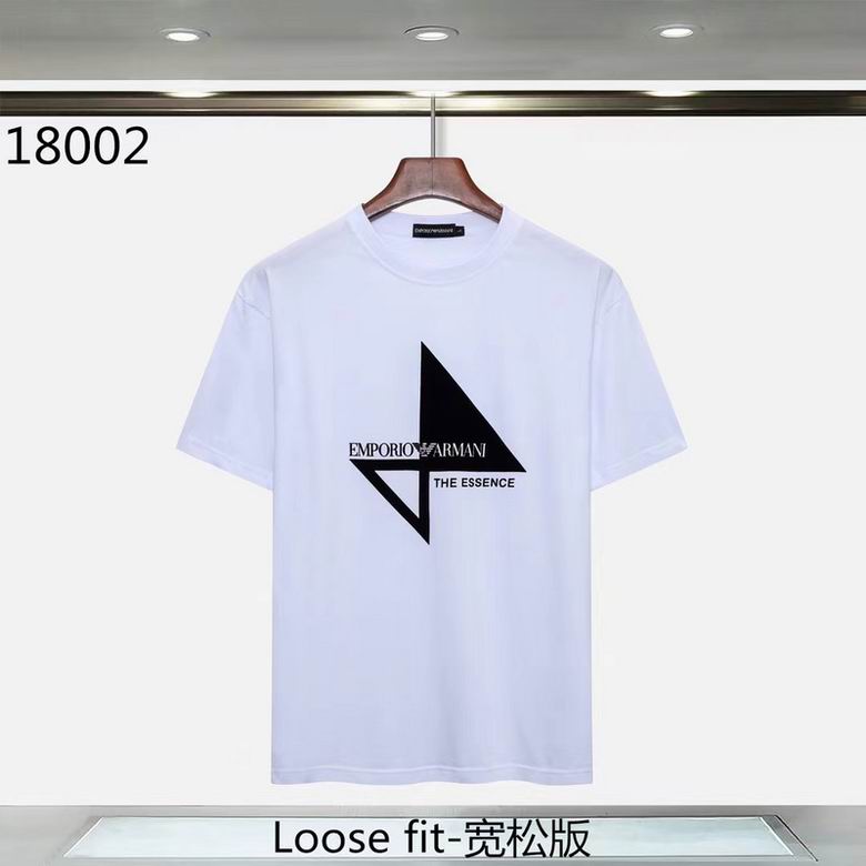 Wholesale Cheap A rmani Replica Short Sleeve T shirts for Sale