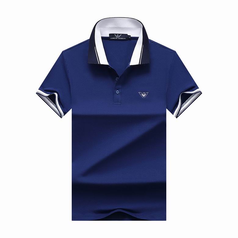 Wholesale Cheap A rmani Polo Short Sleeve Lapel T Shirts for Sale