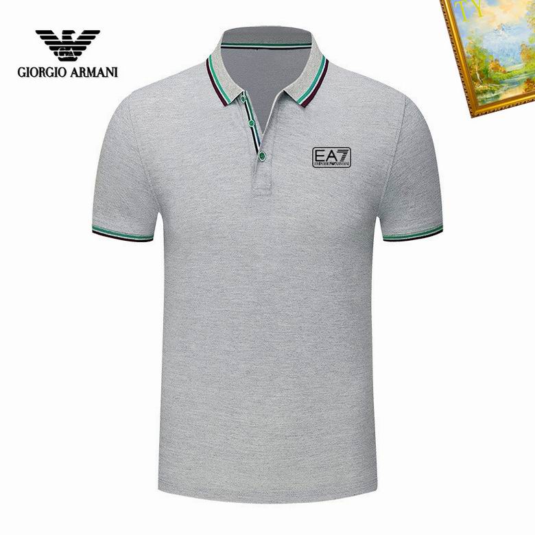 Wholesale Cheap A rmani Short Sleeve Lapel T Shirts for Sale
