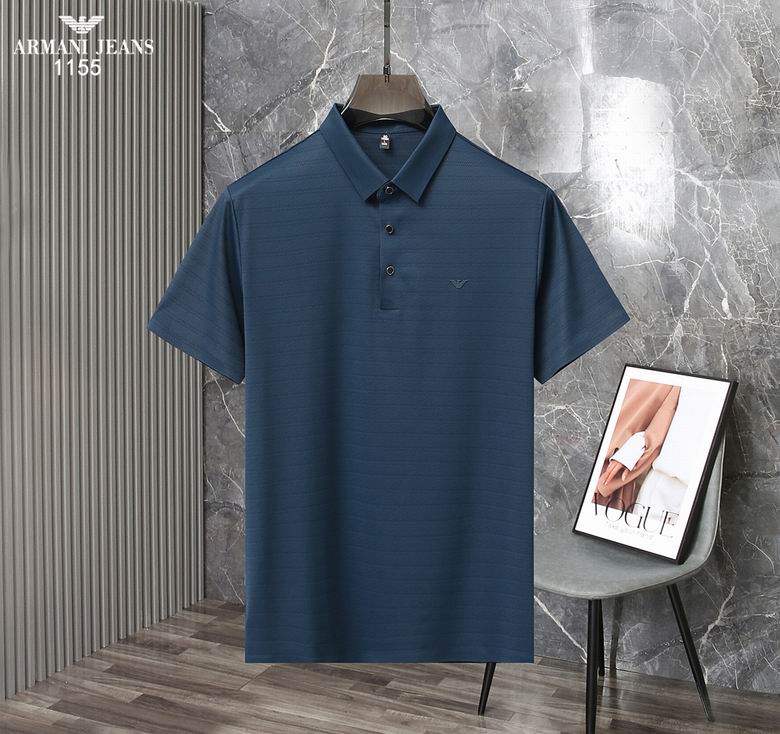 Wholesale Cheap A rmani Short Sleeve Lapel T Shirts for Sale