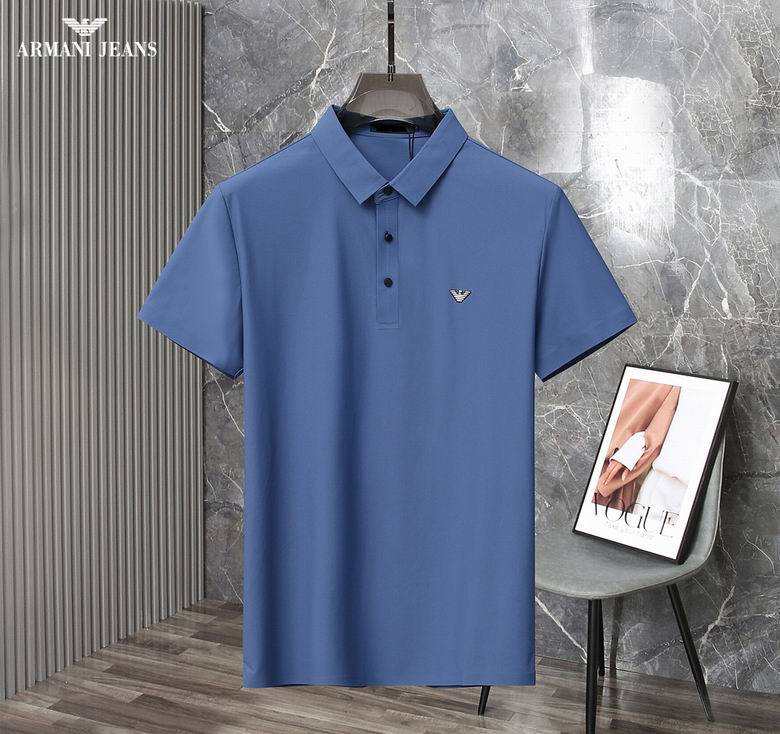 Wholesale Cheap A rmani Short Sleeve Lapel T Shirts for Sale