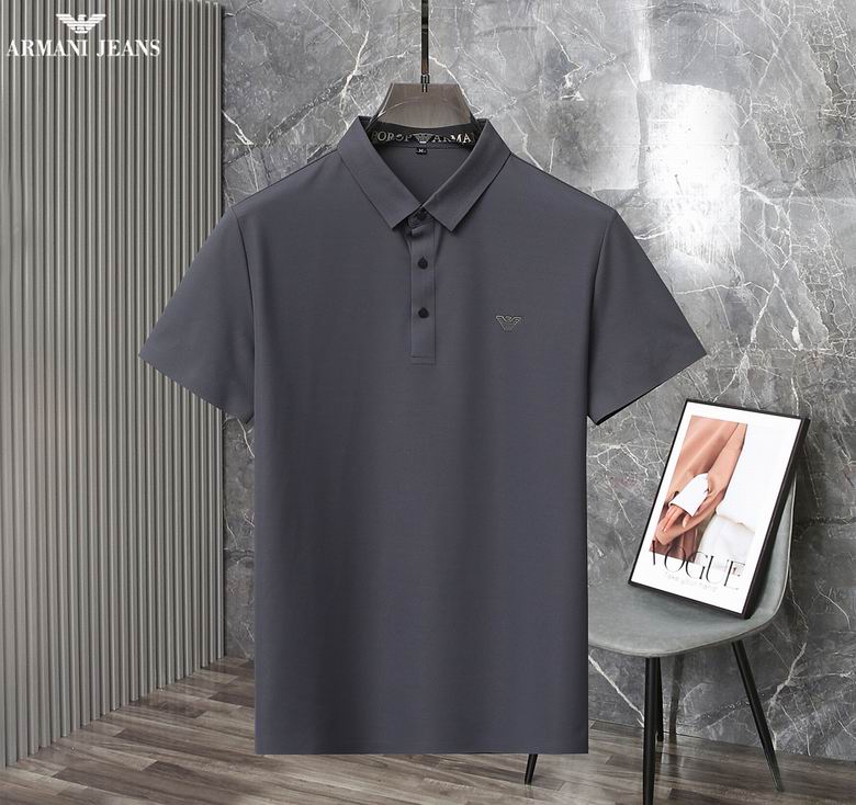 Wholesale Cheap A rmani Short Sleeve Lapel T Shirts for Sale