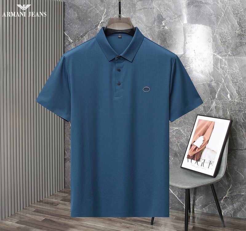 Wholesale Cheap A rmani Short Sleeve Lapel T Shirts for Sale