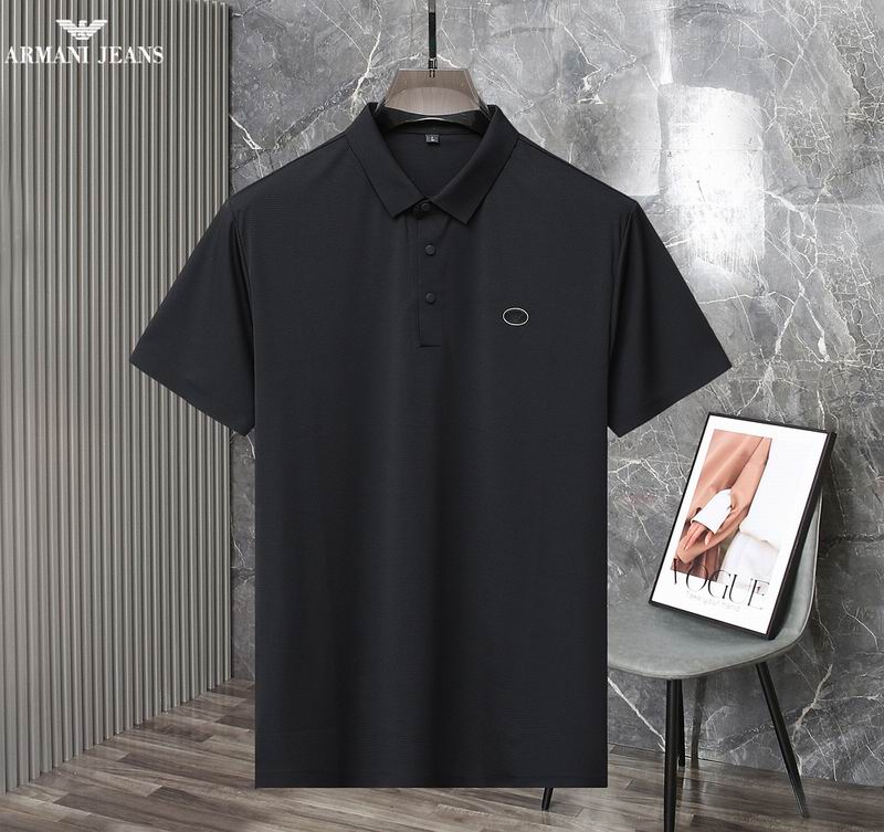 Wholesale Cheap A rmani Short Sleeve Lapel T Shirts for Sale
