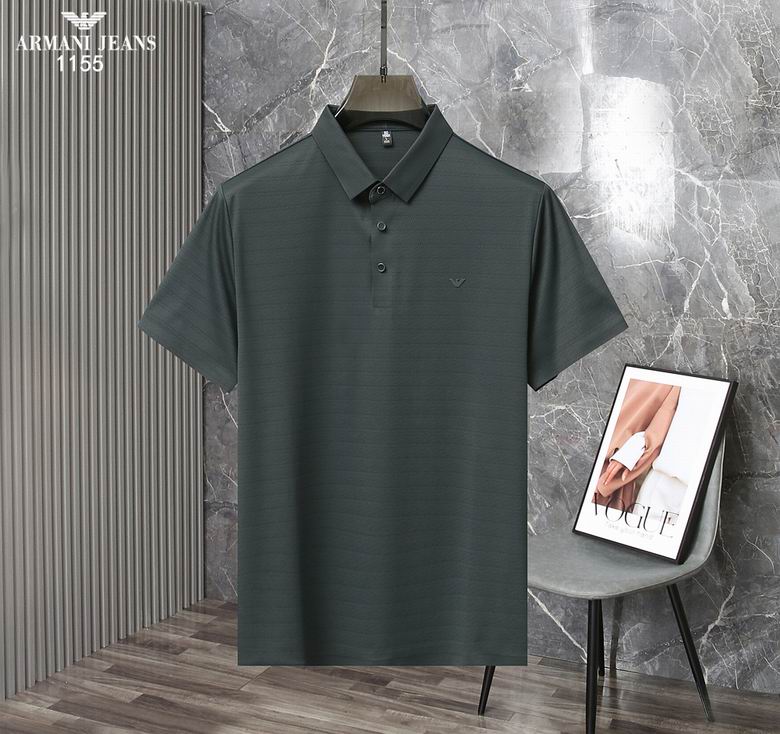 Wholesale Cheap A rmani Short Sleeve Lapel T Shirts for Sale