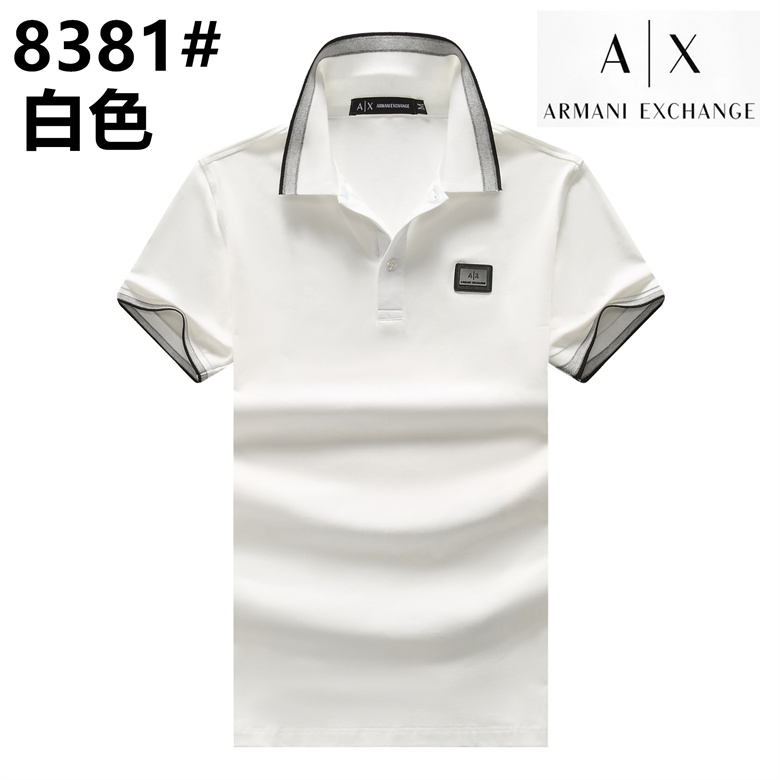 Wholesale Cheap A rmani Short Sleeve Lapel T Shirts for Sale
