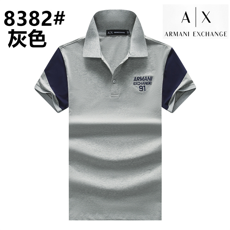 Wholesale Cheap A rmani Short Sleeve Lapel T Shirts for Sale