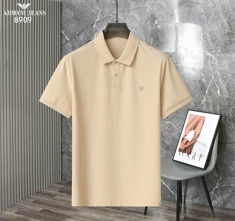 Wholesale Cheap High quality Armani Short Sleeve Lapel men T Shirts for Sale