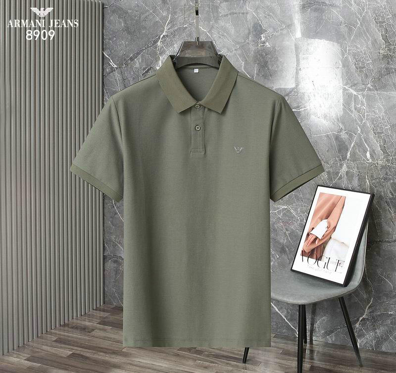 Wholesale Cheap High quality Armani Short Sleeve Lapel men T Shirts for Sale