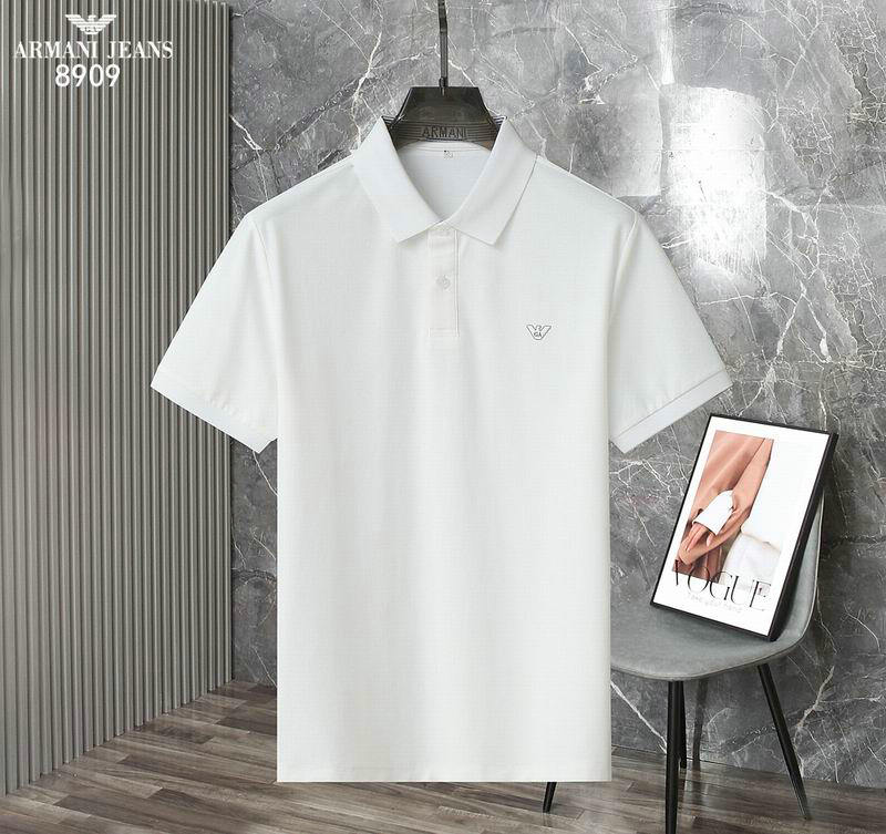 Wholesale Cheap High quality Armani Short Sleeve Lapel men T Shirts for Sale