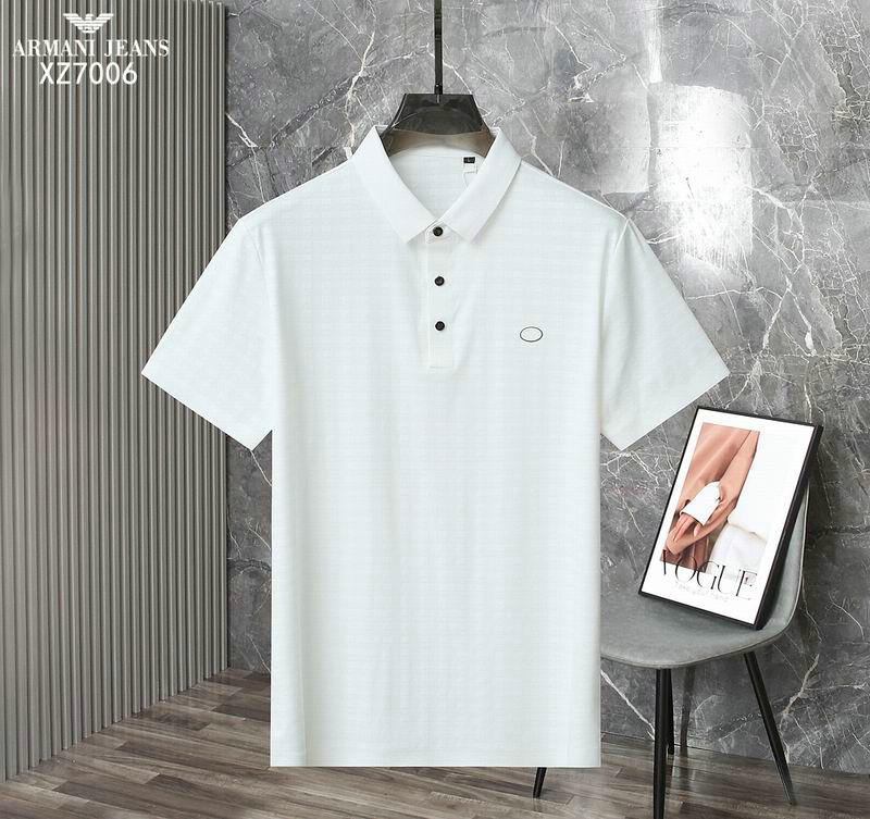Wholesale Cheap High quality Armani Short Sleeve Lapel men T Shirts for Sale