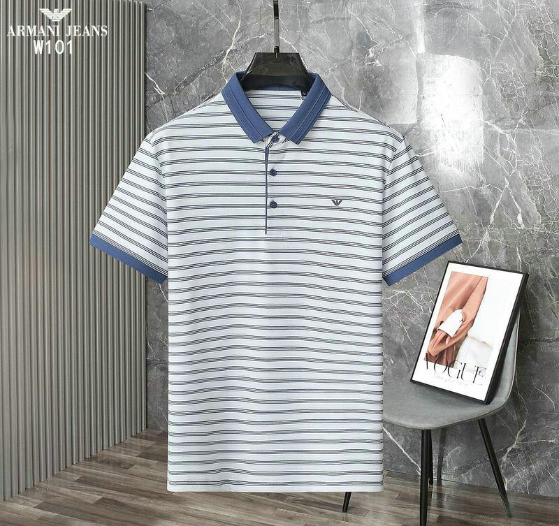Wholesale Cheap High Quality A.rmani Replica Lapel Designer T shirts for Sale