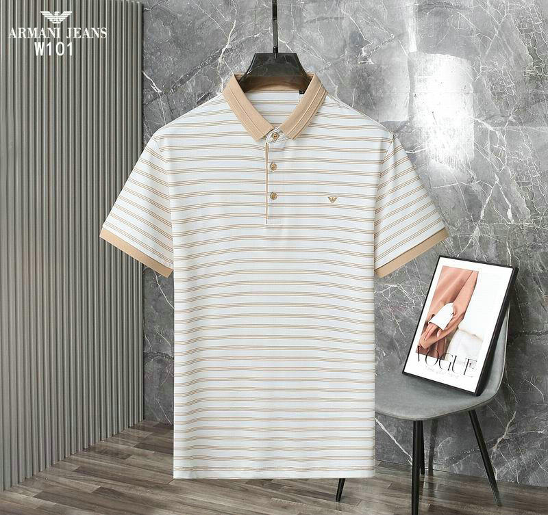 Wholesale Cheap High Quality A.rmani Replica Lapel Designer T shirts for Sale