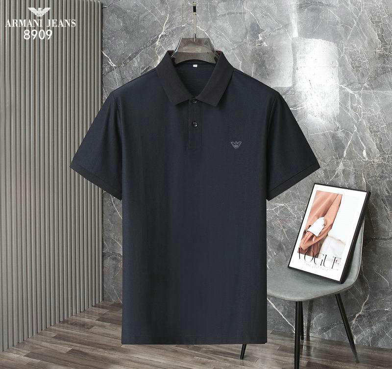 Wholesale Cheap High quality Armani Short Sleeve Lapel men T Shirts for Sale