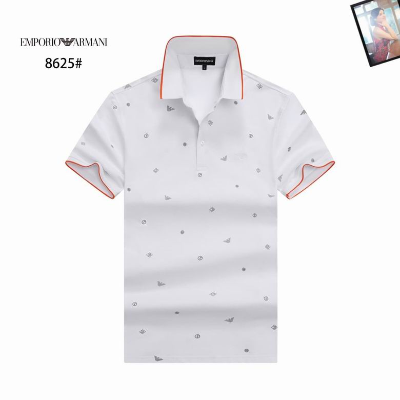 Wholesale High-quality Cheap Armani Short Sleeve Lapel Replica Designer T-Shirts for sale