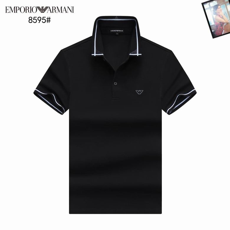 Wholesale High-quality Cheap Armani Short Sleeve Lapel Replica Designer T-Shirts for sale