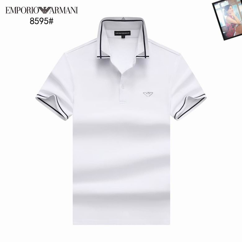Wholesale High-quality Cheap Armani Short Sleeve Lapel Replica Designer T-Shirts for sale