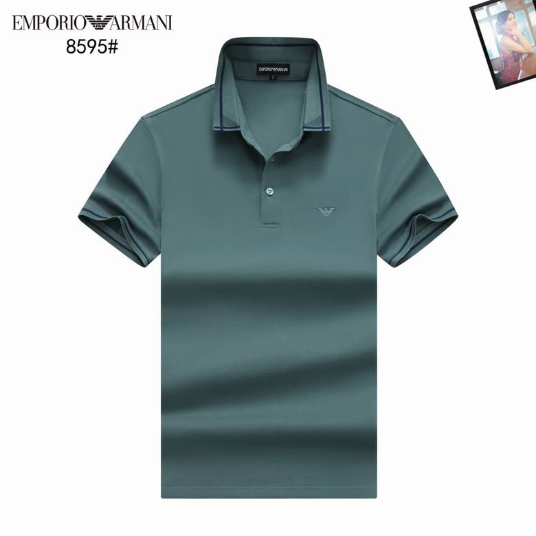 Wholesale High-quality Cheap Armani Short Sleeve Lapel Replica Designer T-Shirts for sale