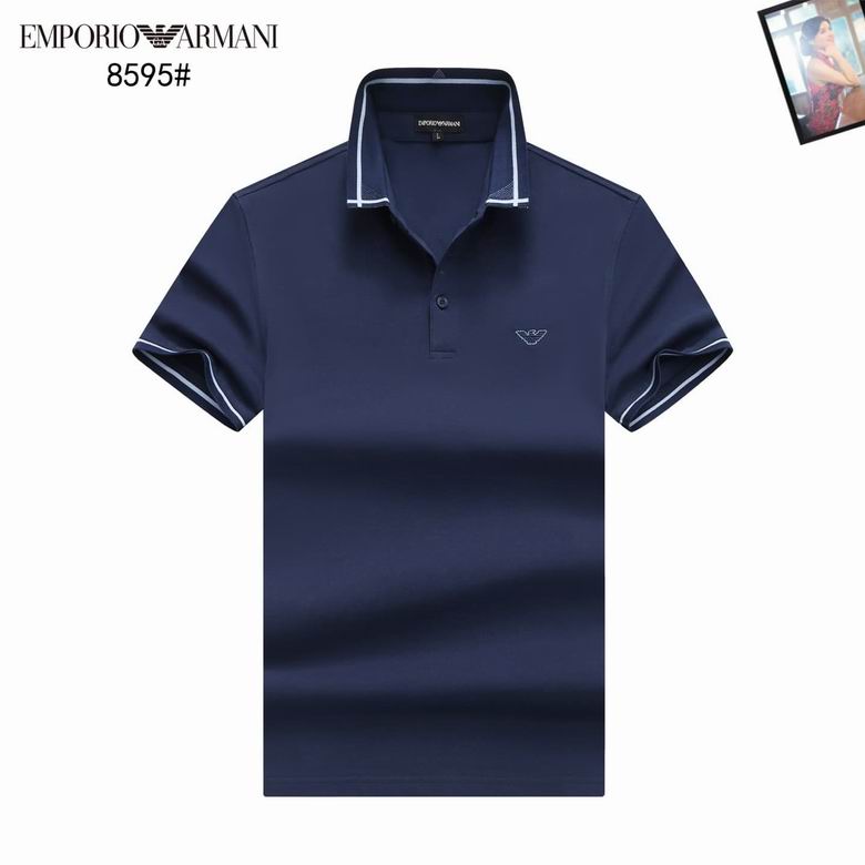 Wholesale High-quality Cheap Armani Short Sleeve Lapel Replica Designer T-Shirts for sale